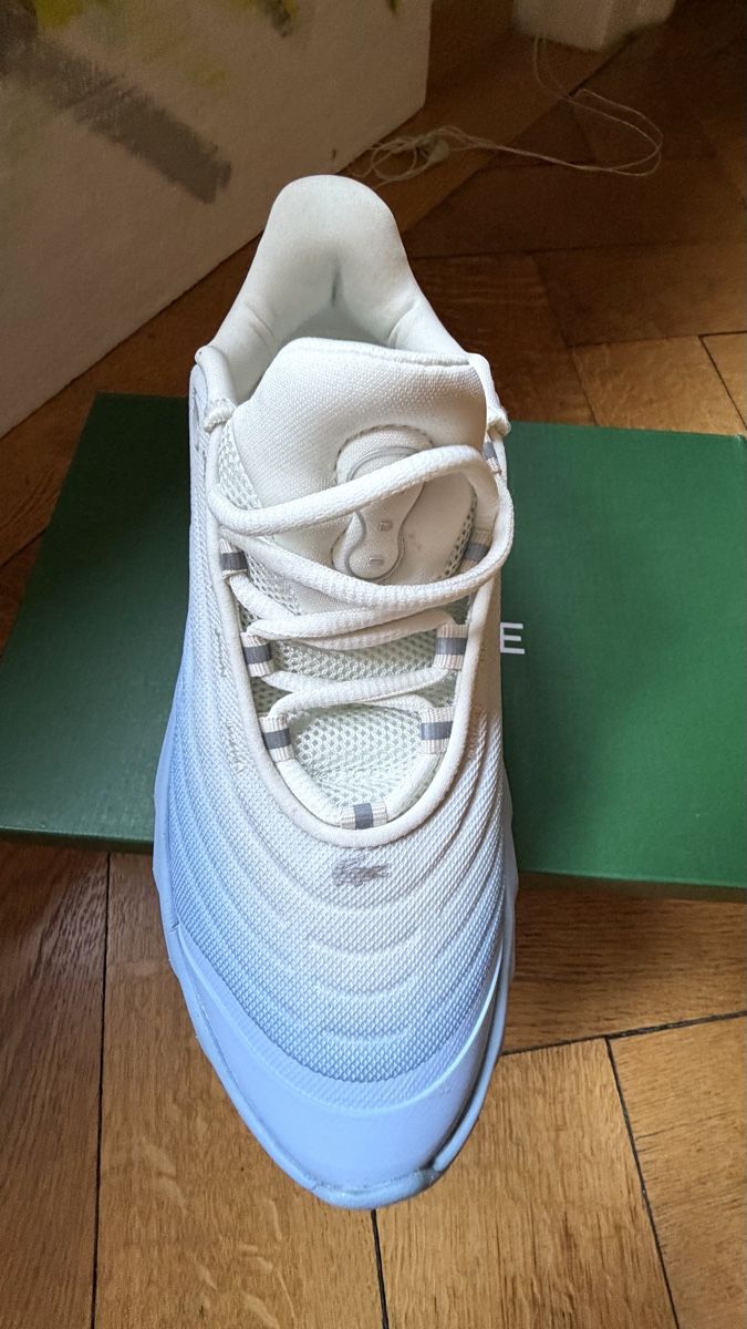 Lacoste Scarpe da donna: Lacoste Turnschuhe weiss/hellblau Grösse 39 neu – Nuovo e nell'imballaggio originale da Bern venduto da VintageRuth 2
