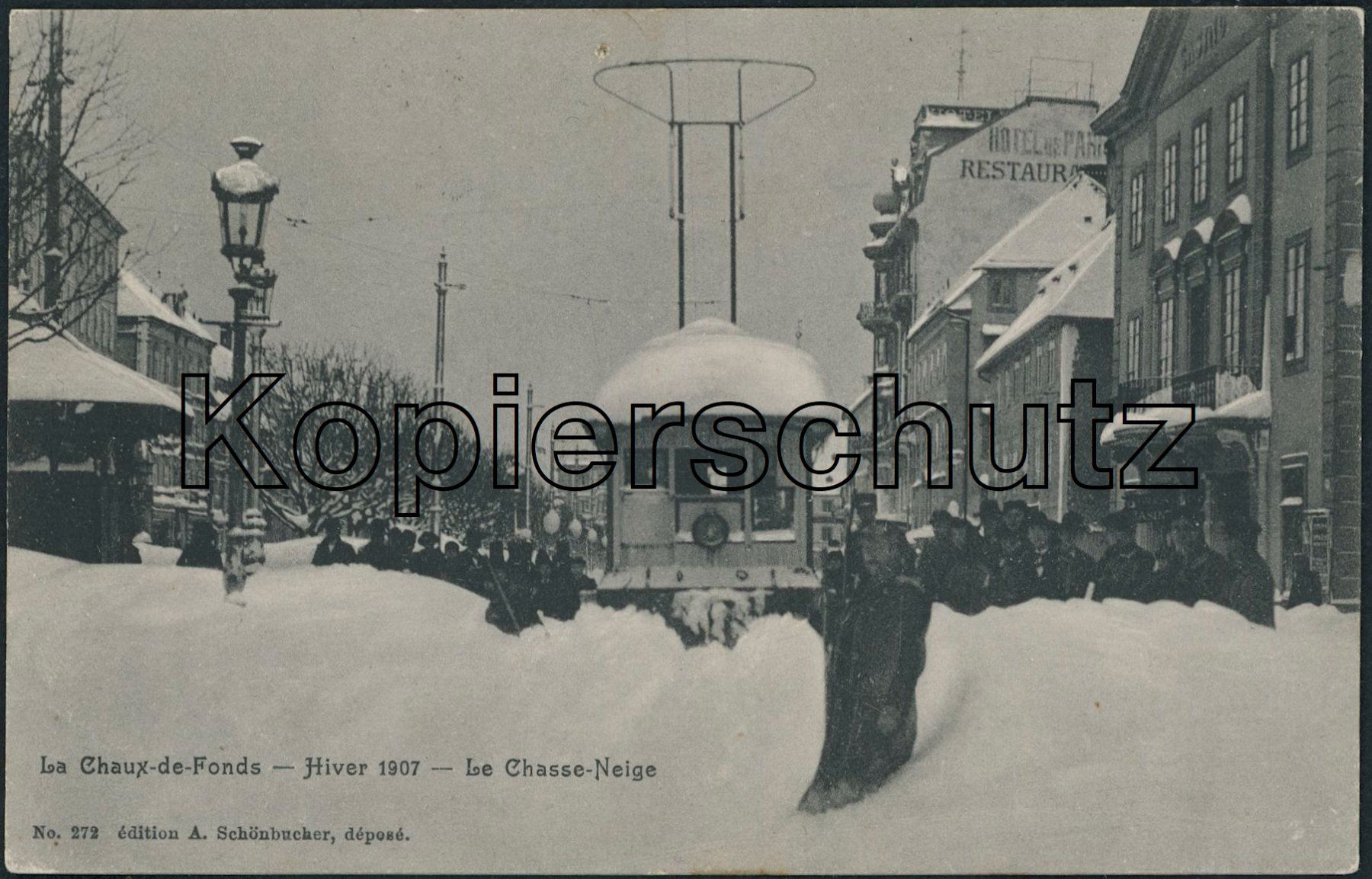 Cartoline postali: NE La Chaux de Fonds - Tram TC – Usato da Schindellegi venduto da leecollect