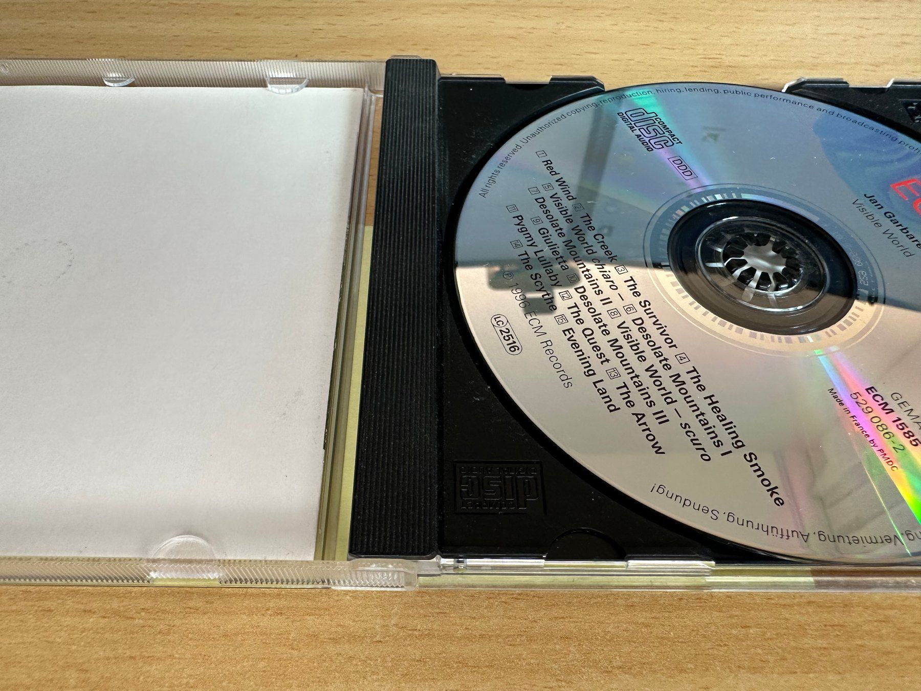 CDs: Jan Garbarek – Visible World – Gebraucht aus Rikon im Tösstal von Alpenmutz 2