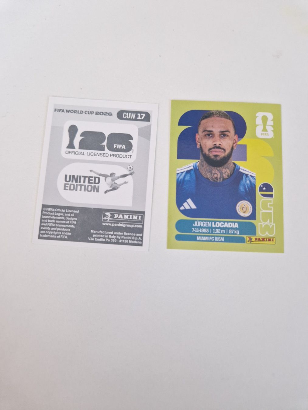 Panini Cartes à collectionner: Panini Sticker CUW17 – Neuf (Voir description) à Stüsslingen par white_angel86
