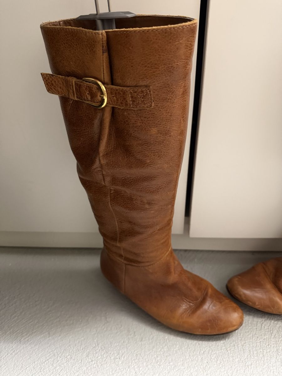 Damenschuhe: Leder Stiefel cognac Grösse 37 gebraucht – Gebraucht aus Küsnacht ZH von ToddyGinger 2