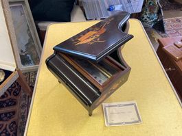 Vintage REUGE Miniatur Flügel Musik- und Schmuckkästchen