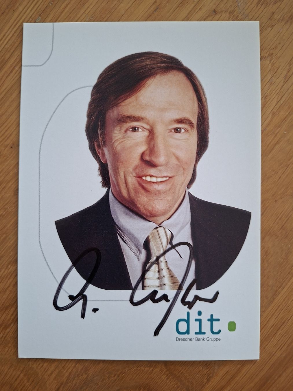 Autografi: Günther Netzer Autogrammkarte – Usato da Thun venduto da wuschu