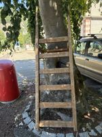 Holzleiter Leiter Altholz Baren 7 Sprossen