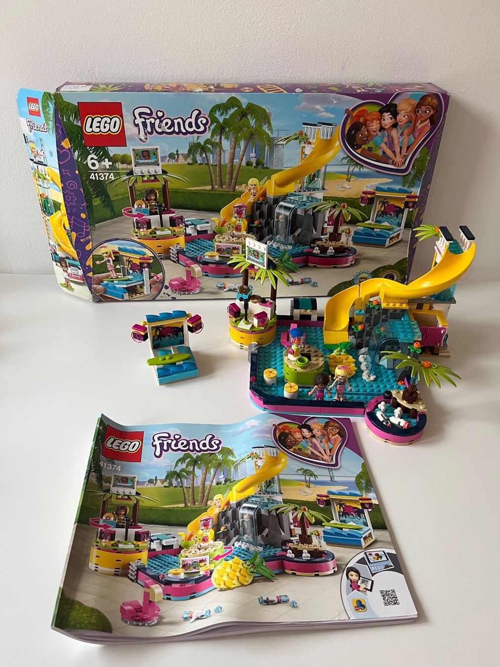 Lego Kit di costruzioni: Lego Friends 41374 Andreas Poolparty. – Usato da Baden venduto da eklym