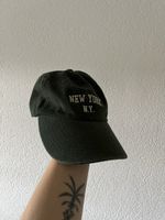 New York NY Baseball Cap Dunkelgrün Vintage Look