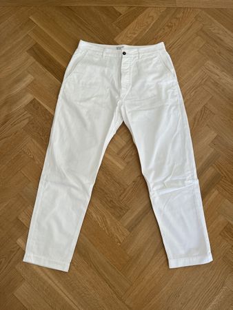 Universal Works Sommerhose Weiss Baumwolle Gr. 31