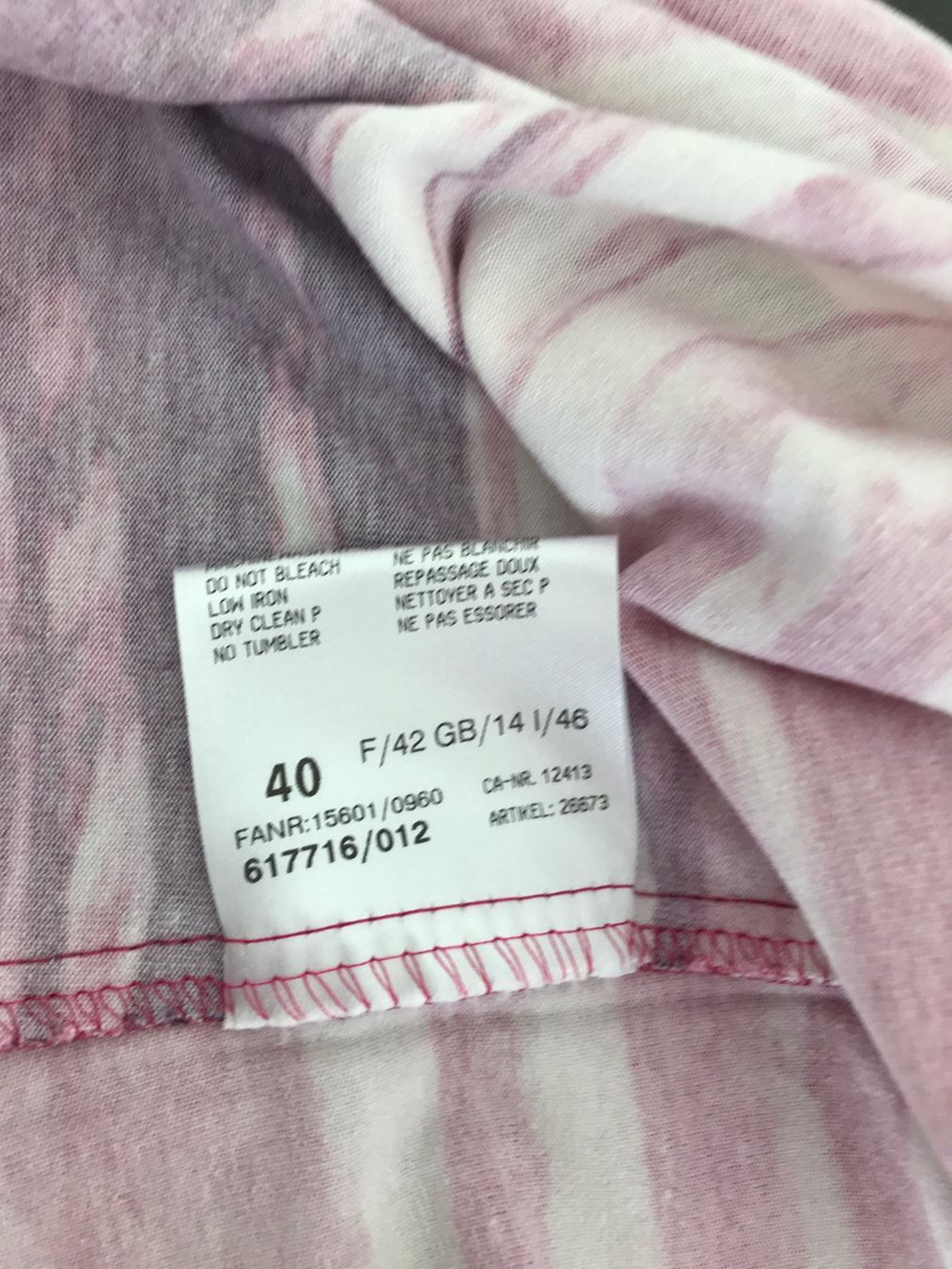 Basler T-shirt: T-Shirt, Damen, Gr. 40/"Basler"/ Viskose – Usato da Dübendorf venduto da nerino03 4