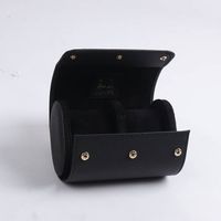 Leder-Uhrenetui, Uhrenrolle für 2 Uhren Black für z.B. Rolex