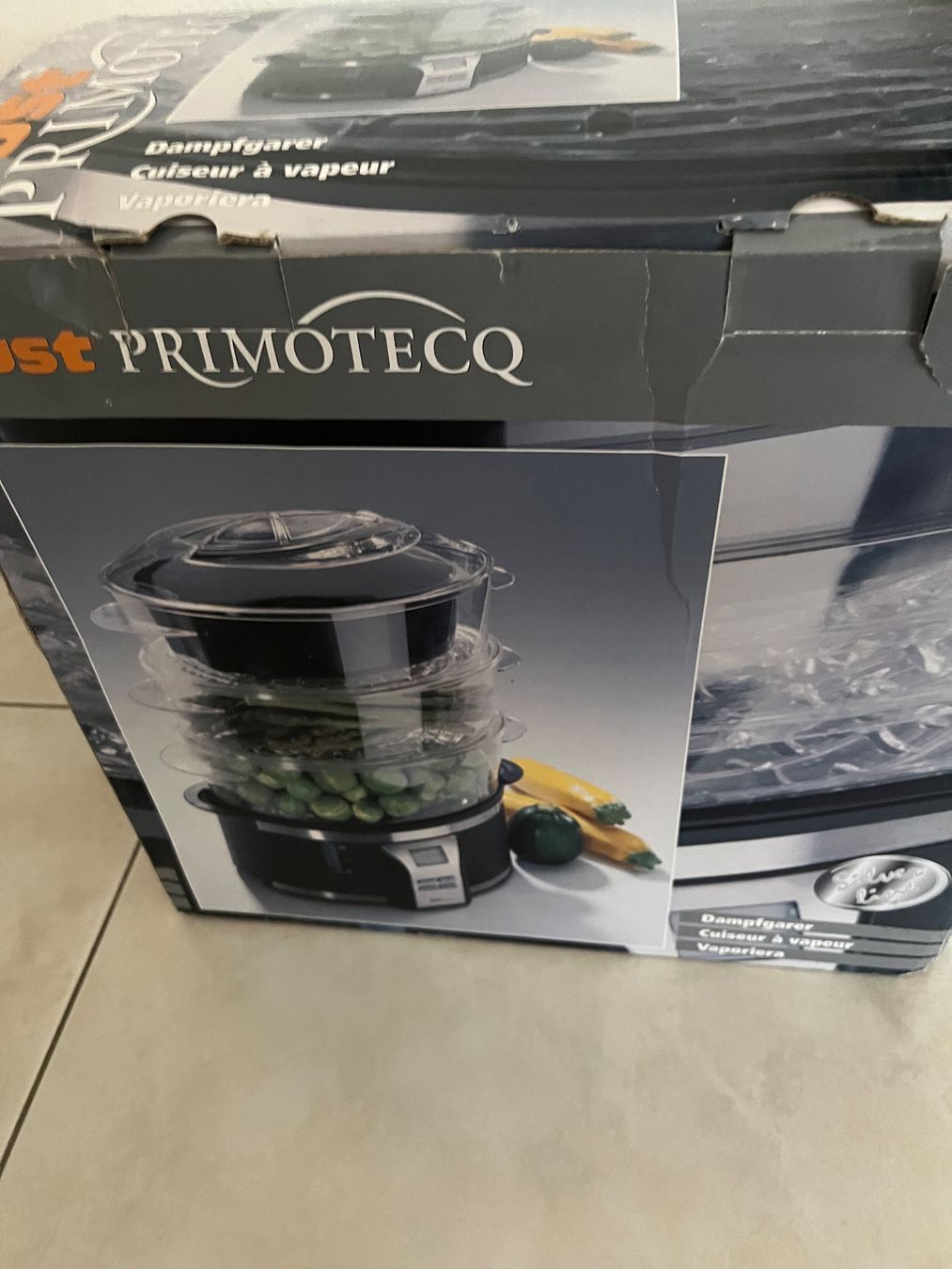 Primotecq Küchengeräte: Dampfgarer Fust Primotecq Silver Line – Neu und originalverpackt aus Luzern von Garagewas