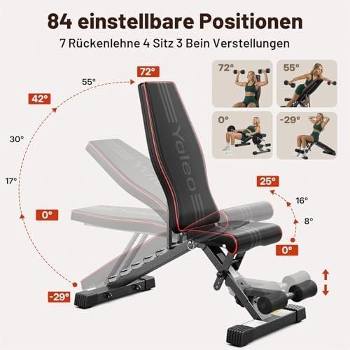 Vélos d'appartement: Klappbare Hantelbank 98% Vormontiert Breiterer Sitz – Neuf avec emballage d'origine à Hundwil par Stallone6 5
