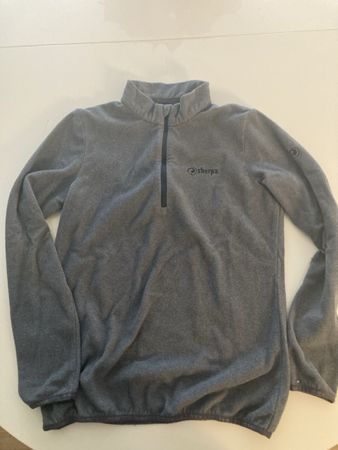 Polaire Sherpa enfant, gris, taille 158-164cm