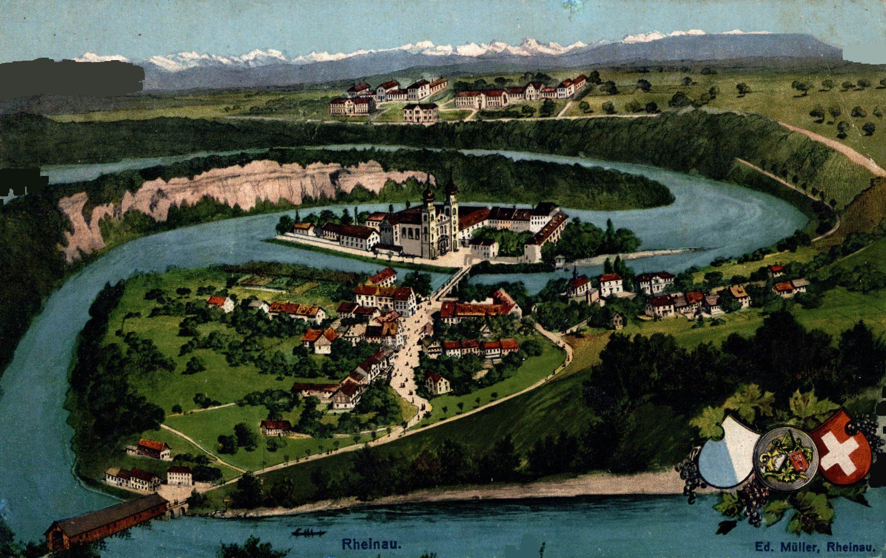 Cartoline postali: Rheinau – Usato da Bronschhofen venduto da Astore