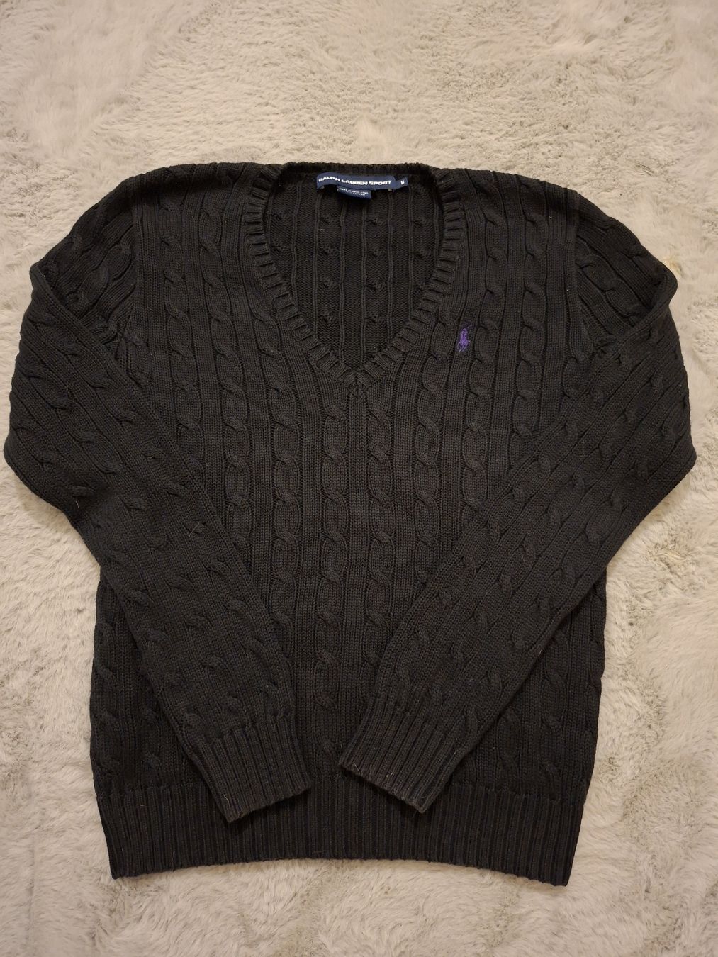 Ralph Lauren Maglioni & Felpe: Pull en maille torsadée Ralph Lauren Sport - Taille M - 100% – Usato da Renens VD venduto da ser_j2fn