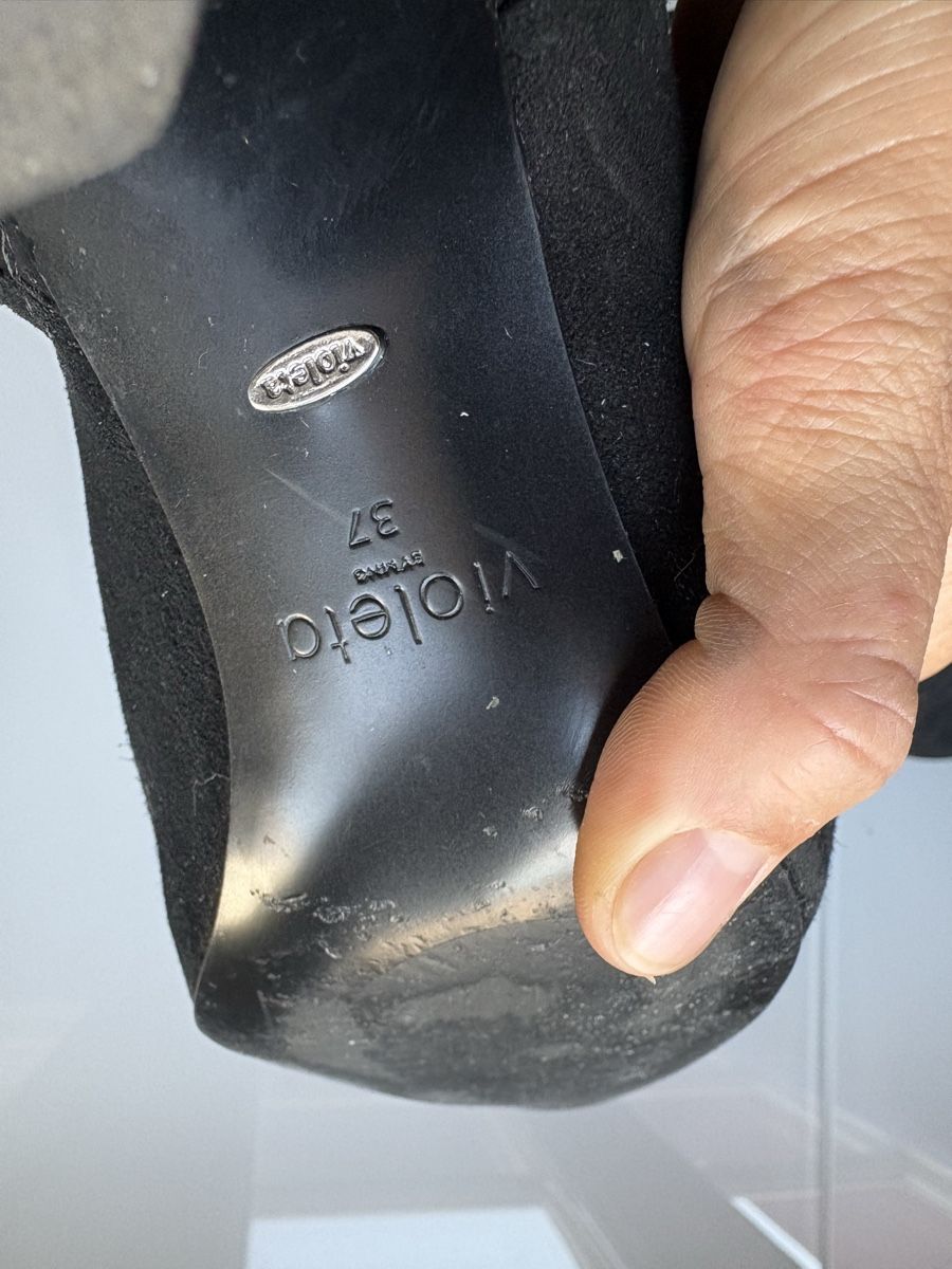 Scarpe da donna: Stiefeletten in Wildlederoptik Gr. 37 – Usato da Grüningen venduto da Nickyemolient 4