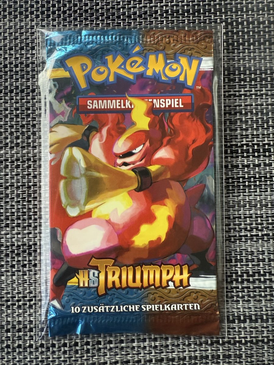 Pokémon Carte collezionabili: Pokemon 4x HS Triumphant Booster – Nuovo e nell'imballaggio originale da Zürich venduto da Cardimon 3