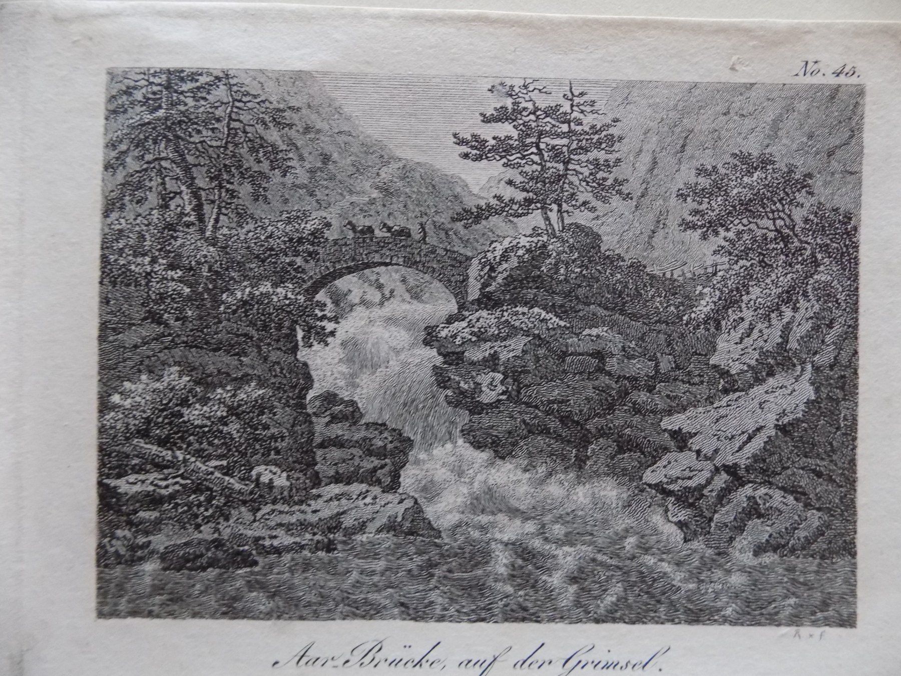 Stiche: Aarbrücke auf der Grimsel – Gebraucht aus Risch von Rischli15 1