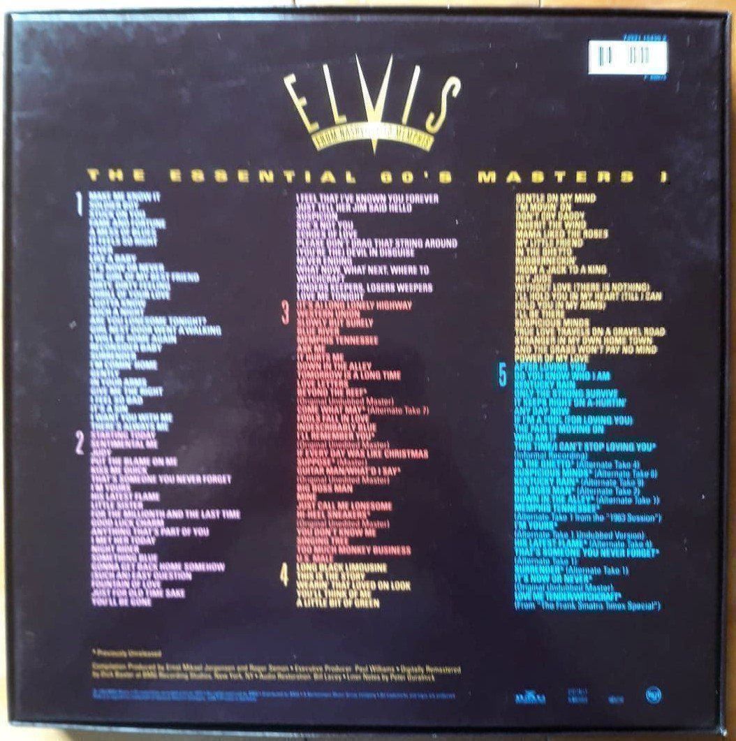 CD: ELVIS PRESLEY - BOX SET 5X CD's - 1993 – Usato da Le Locle venduto da PereiraHugo 1