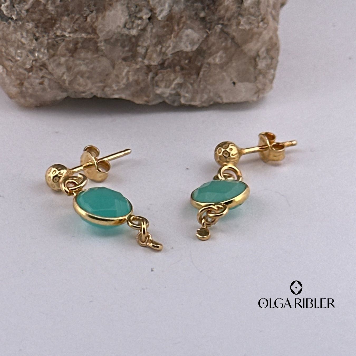Olga Ribler Orecchini pendenti & Orecchini a lobo: Sterling Silber 925 Ohrringe mit Amazonite – Nuovo (secondo la descrizione) da Luzern venduto da Schmuckoutlet 3