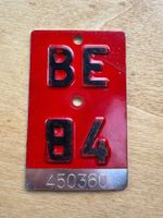Geburtstag - Velonummer, Fahrradnummer, Veloschild BE 84