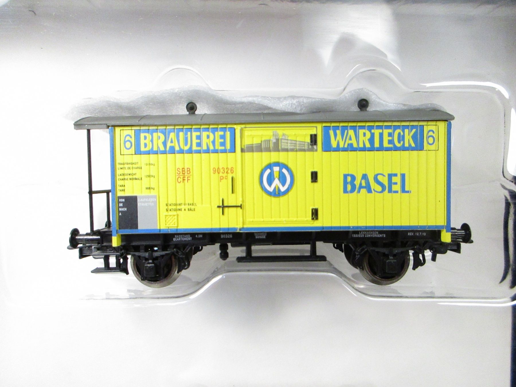 Liliput Modelleisenbahnen: Liliput H0 240154 SBB CFF Oldtimer-Bierwagen-Set (AC) – Neu und originalverpackt aus Olten von Heinrich875 4