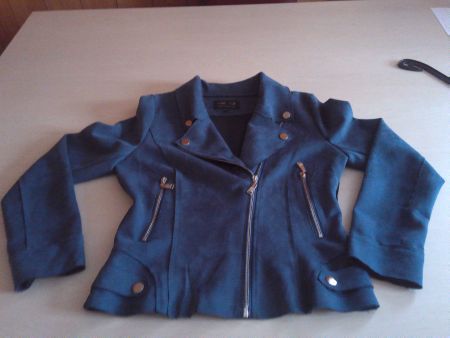 Damen Jacke H F Woman Collection blau Grösse L neuer Zustand