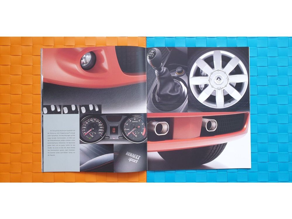 Revues & Magazines: RENAULT MEGANE SPORT - Prospekt / Katalog – Neuf (Voir description) à Viganello par CARLiteratur 4