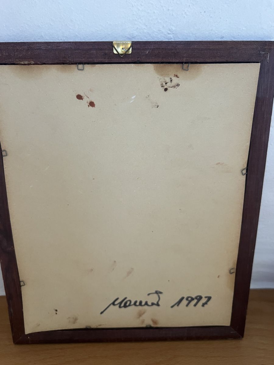 Dipinti: Framed Floral Painting 1997 – Usato da Ebertswil venduto da Aayra 1