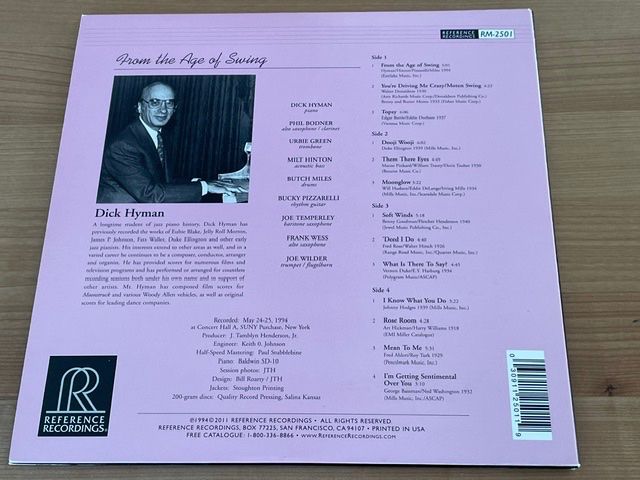 Vinyles: PROF JOHNSON REFERENCE RECORDING - DICK HYMAN - SWING – Neuf (Voir description) à Fahrwangen par Swirl2 3