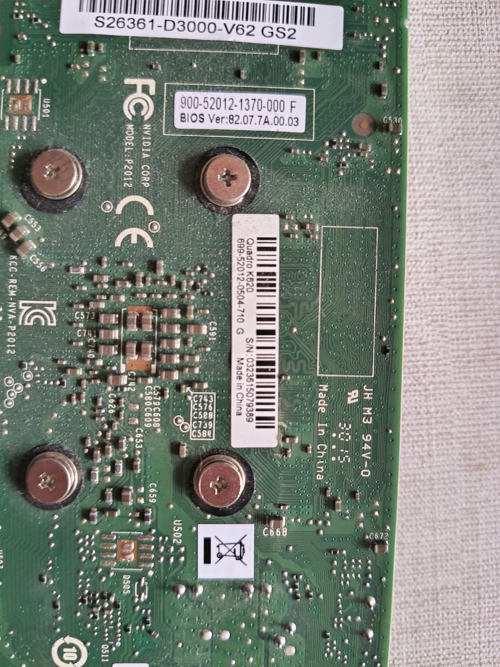 Nvidia Grafikkarten: NVIDIA Quadro K620 Graphics Card, Used Condition – Gebraucht aus Zürich von TrainLine 2