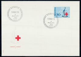 Rotes Kreuz 1963, W39-W40, 3 FDC's