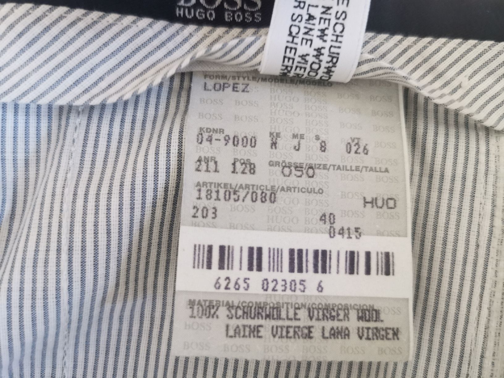 Hugo Boss Pantaloni: Hugo Boss Herren Hose Gr M – Nuovo e nell'imballaggio originale da Schlieren venduto da vlalif 2