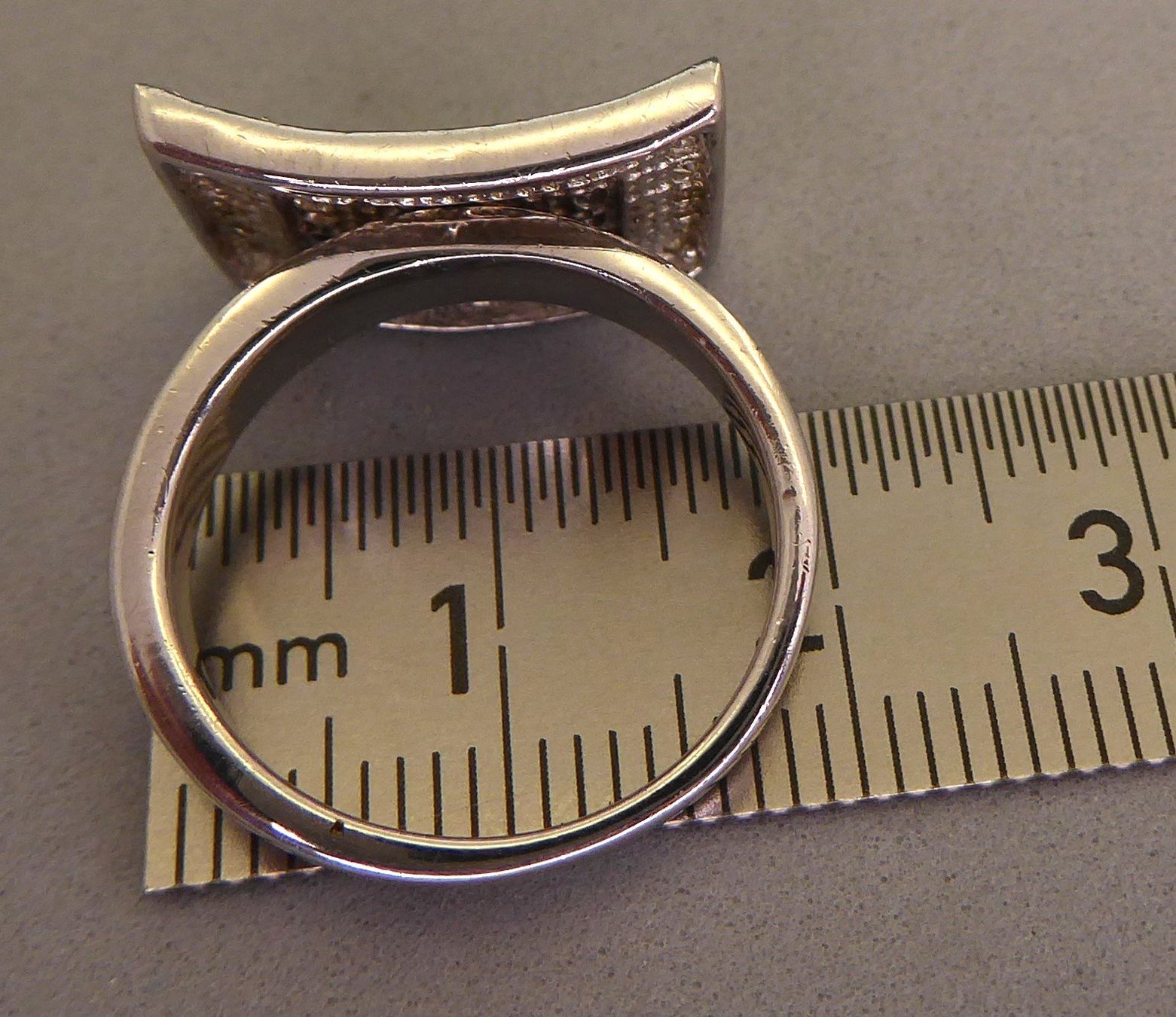 Bagues: Ring 925 Silber mit synthetischen Steinchen – D'occasion à Muri AG par Lineli2020 4