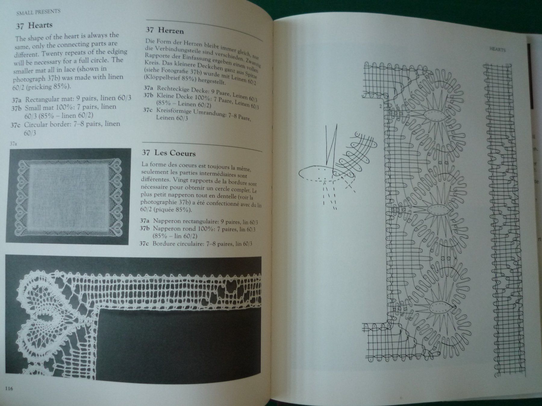 Libri: 50 New Bobbin Lace Patterns (Claire Burkhard) – Usato da Rafz venduto da Sonnenblume305 3