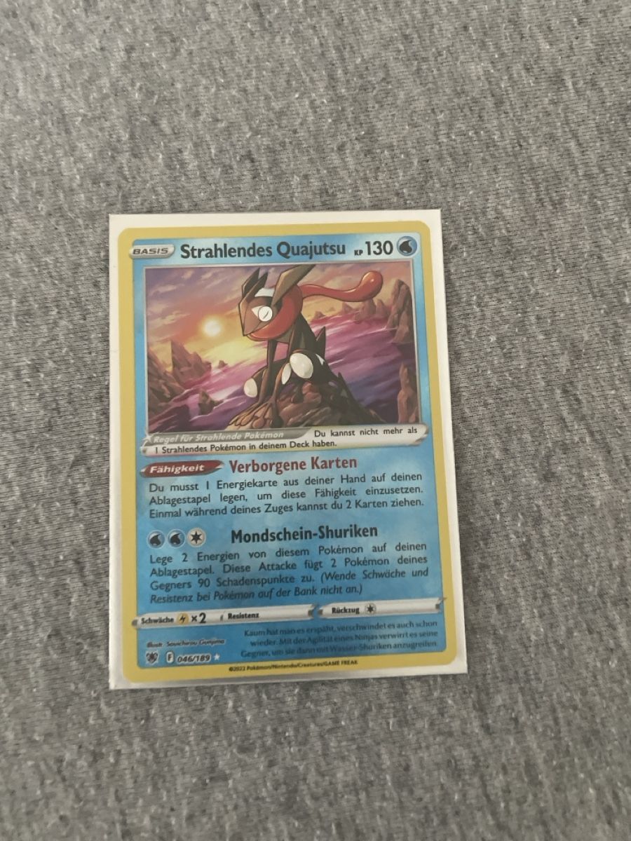 Pokémon Cartes à collectionner: Strahlendes Quajutsu Astralglanz – Neuf (Voir description) à Flawil par Duft-Alchemist