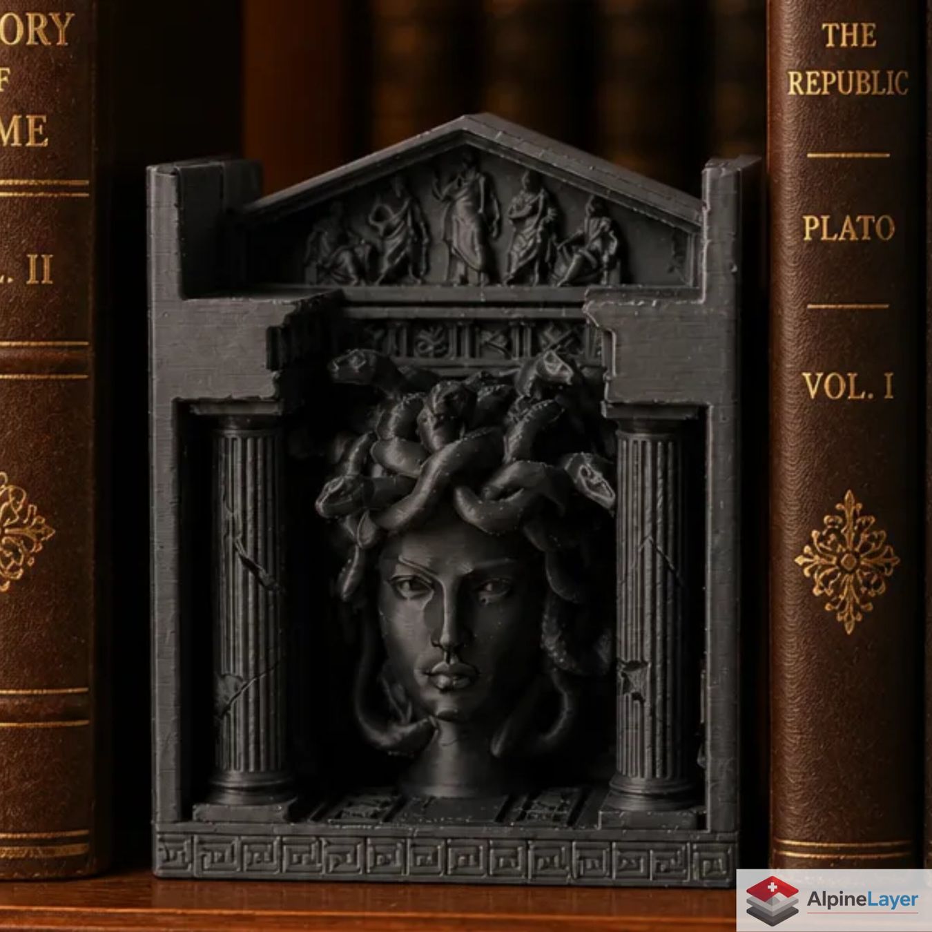 Alle Dekorationen: Medusa Temple Book Nook - 3D Printed – Neu (gemäss Beschreibung) aus Losone von AlpineLayer