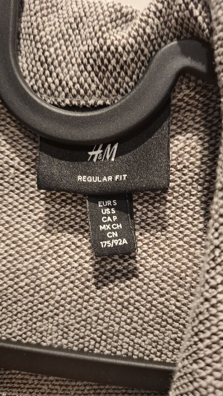 H&M Hemden: shirt, grey with texture, size S – Neu (gemäss Beschreibung) aus Zürich von pto_6wfs 3
