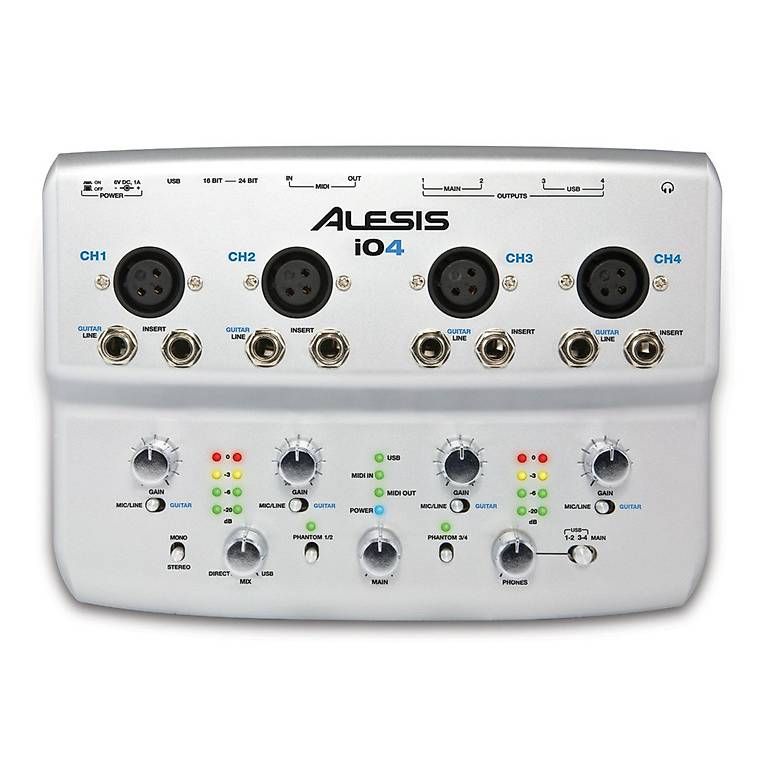 Strumenti musicali: DISC Alesis iO4 Four-Channel USB 24-Bit Recording Interface – Usato da Lausanne venduto da ale_6c5g 1