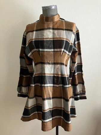 Robe à carreaux vintage - Taille 38