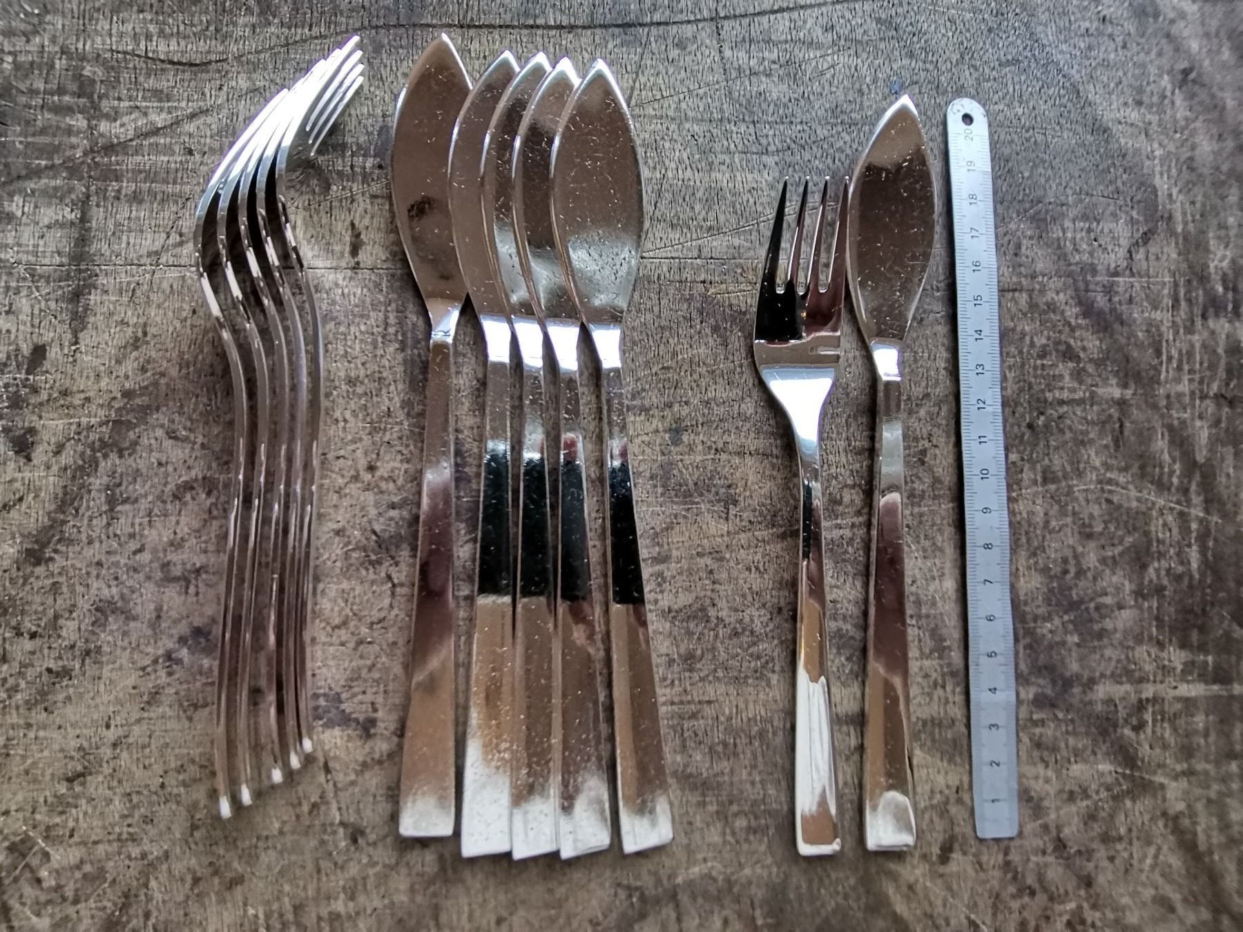Bestecksets: Fischbesteck versilbert 6er – Gebraucht aus Luzern von Silbag97 2