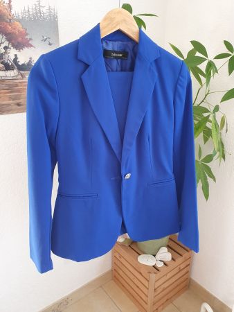 Magnifique costume bleu ZARA taille 34 (EUR)