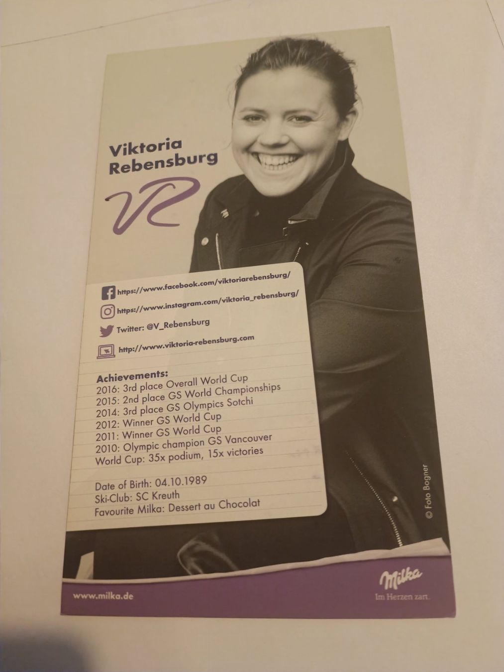 Autogramme: Viktoria Renensburg – Gebraucht aus Menziken von Artographs 1