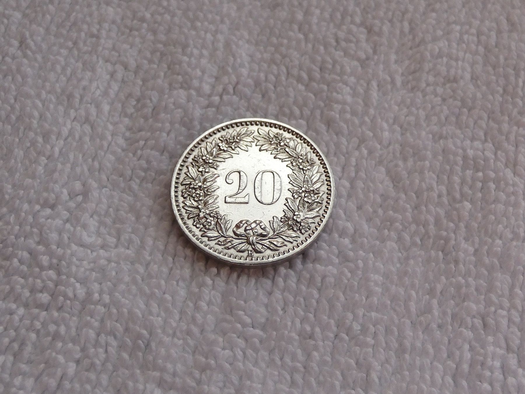Tutti le monete: 20 centimes/rappen 1919 – Usato da Nyon venduto da Ilmi09 1