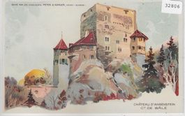 Chateau d'Angenstein BL - Chocolate Peter & Kohler - Litho