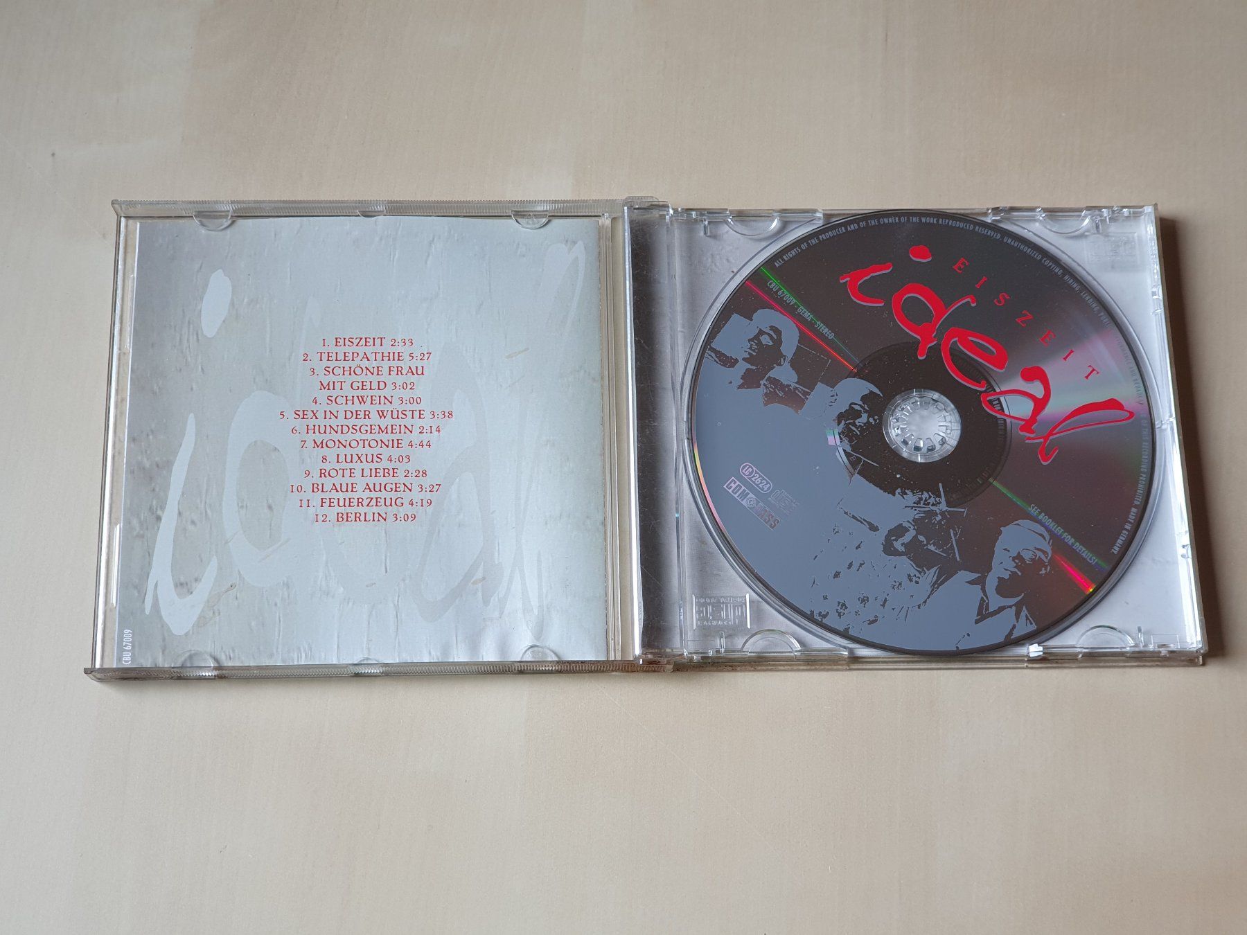 CDs: Ideal Eiszeit – Gebraucht aus Stansstad von collectorsshop 2