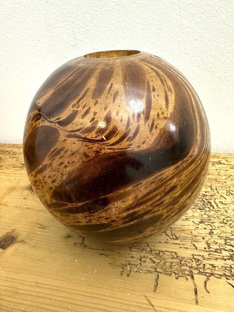 Kerzenständer: KuGeL HoLzvaSe / KeRzeNsTäNdeR – Gebraucht aus Winkel von zeho 3