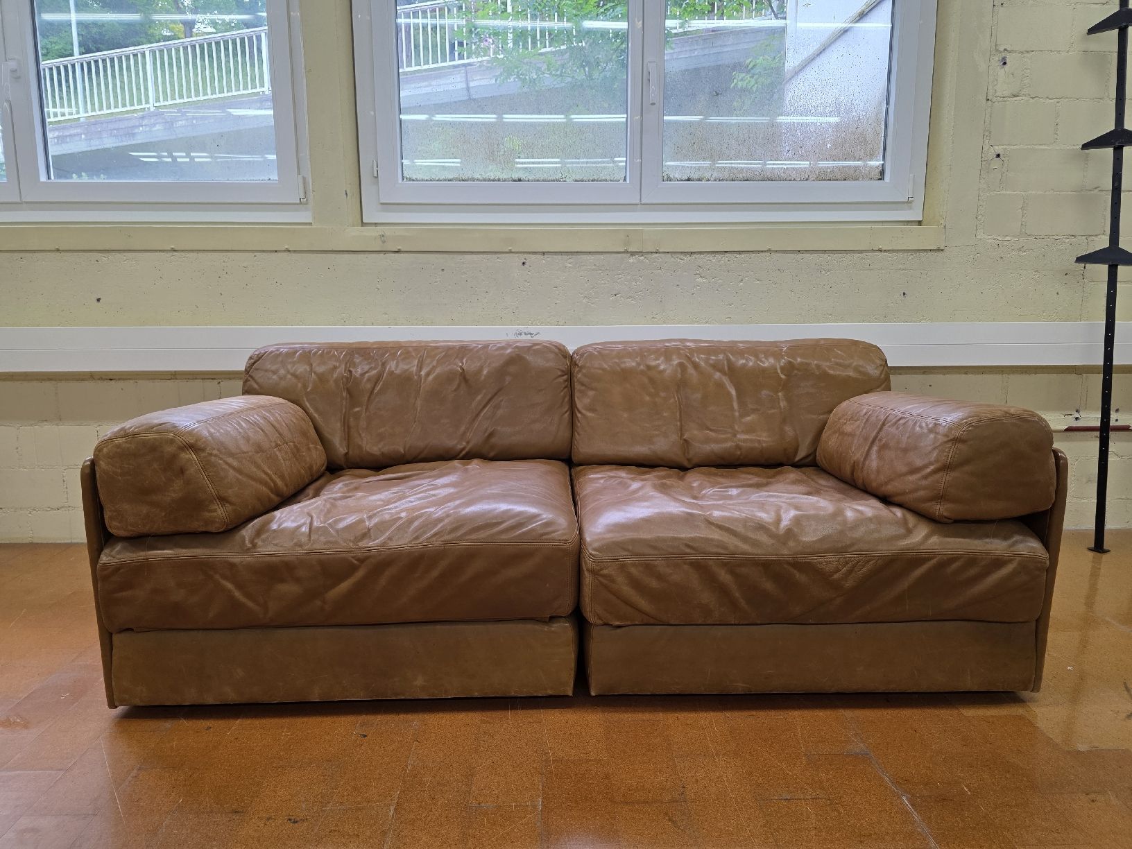 De Sede Divani: Designer Leder Sofa / Schlafsofa De Sede DS76 2-teilig – Usato da Lichtensteig venduto da Usedinstorecom