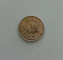 1963_ 1 Franken Silber_Münze