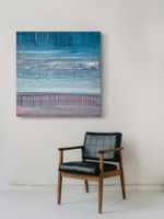 Originales abstraktes Bild 80x80x3cm