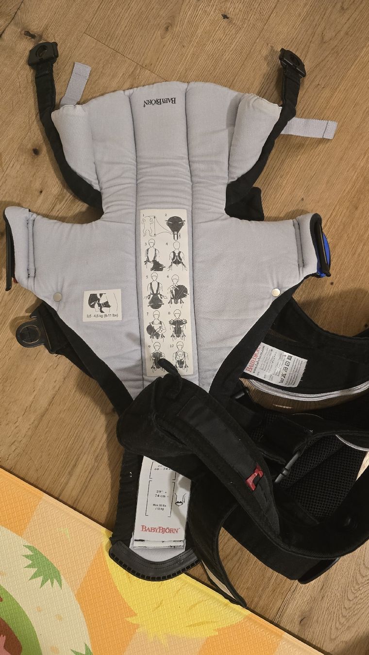 Babybjörn Marsupi portabebè: Babybjörn Trage, älteres Modell – Usato da Cham venduto da MinuR14